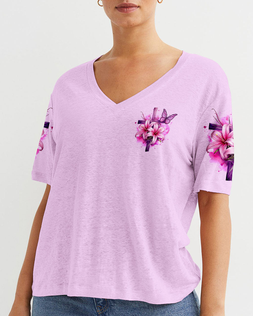 The Lord Is On My Side Women's All Over Print Shirt - Ty2809234, easychoo.com