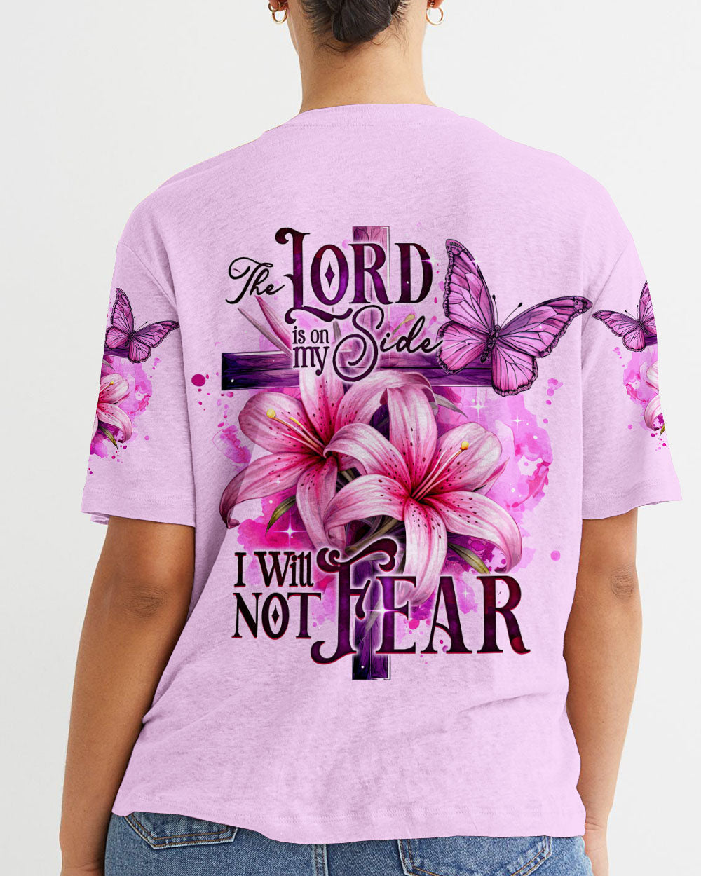 The Lord Is On My Side Women's All Over Print Shirt - Ty2809234, easychoo.com
