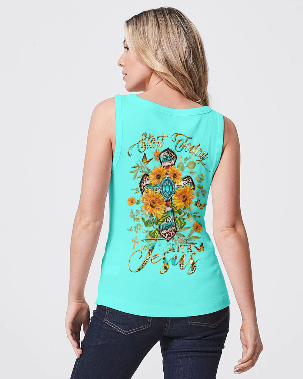 Start Today With Jesus Women's All Over Print Shirt - Yhhg2709233, easychoo.com
