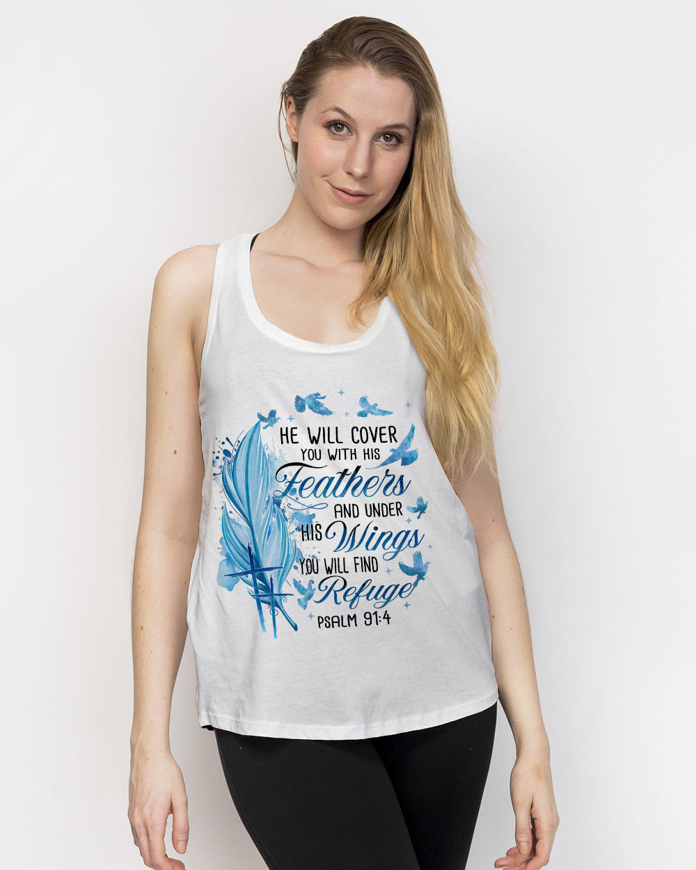 He Will Cover You With His Feathers Women's All Over Print - Tyqy2809233, easychoo.com