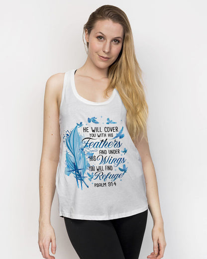 He Will Cover You With His Feathers Women's All Over Print - Tyqy2809233, easychoo.com
