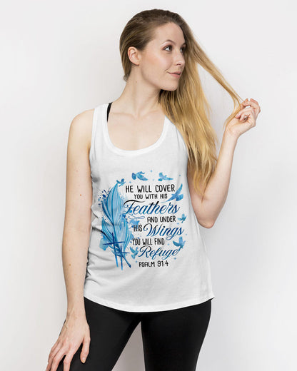 He Will Cover You With His Feathers Women's All Over Print - Tyqy2809233, easychoo.com
