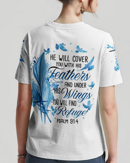 He Will Cover You With His Feathers Women's All Over Print - Tyqy2809233, easychoo.com
