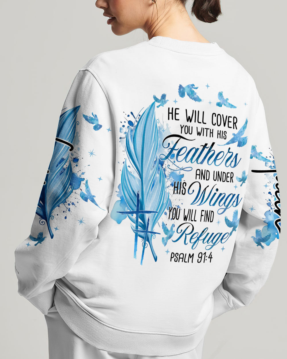 He Will Cover You With His Feathers Women's All Over Print - Tyqy2809233, easychoo.com