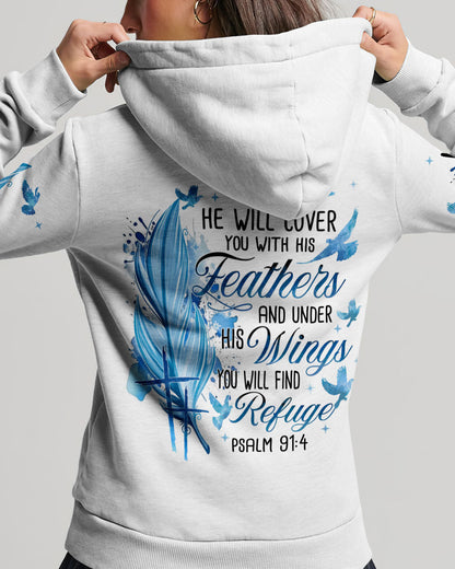 He Will Cover You With His Feathers Women's All Over Print - Tyqy2809233, easychoo.com