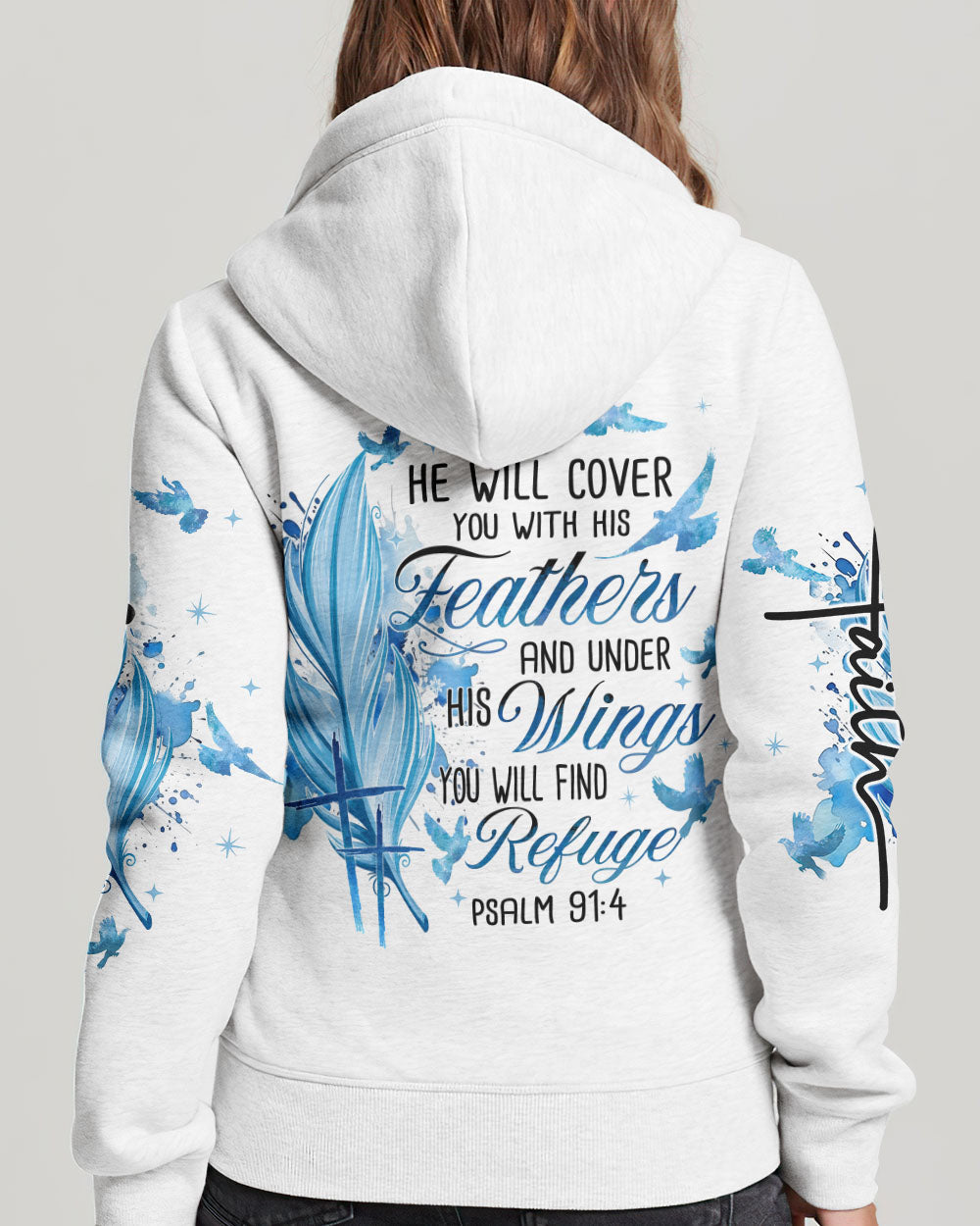 He Will Cover You With His Feathers Women's All Over Print - Tyqy2809233, easychoo.com