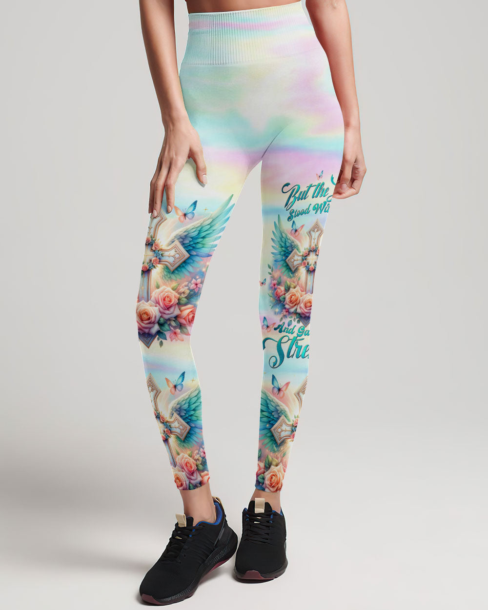 But The Lord Stood With Me Cross Wings Women's All Over Print Shirt - Tltw1710234, easychoo.com