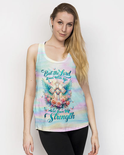 But The Lord Stood With Me Cross Wings Women's All Over Print Shirt - Tltw1710234, easychoo.com