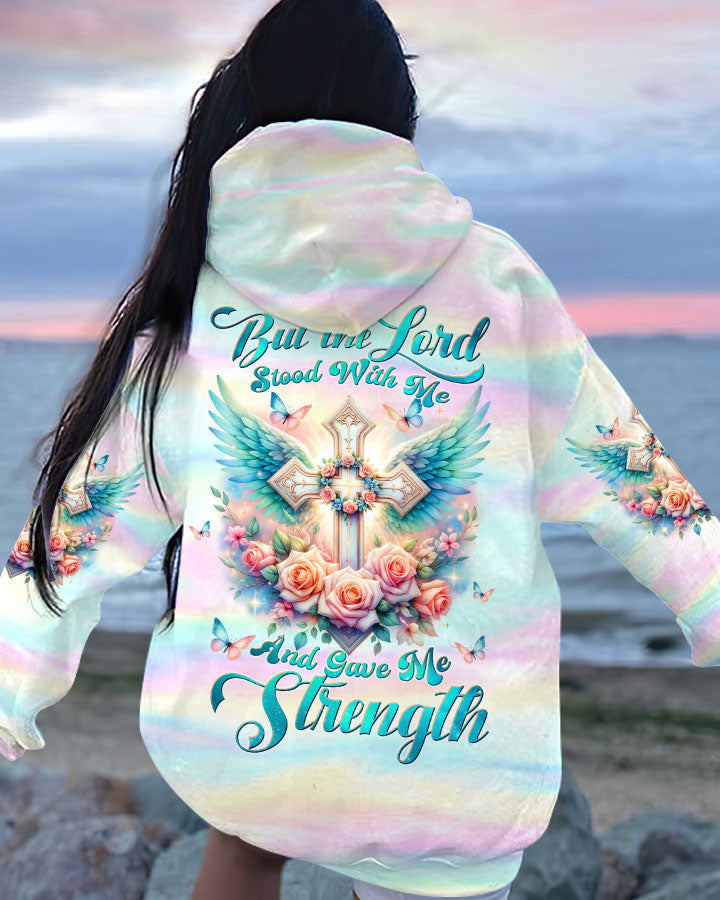 But The Lord Stood With Me Cross Wings Women's All Over Print Shirt - Tltw1710234, easychoo.com