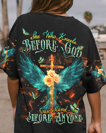 She Who Kneels Before God Women's All Over Print Shirt - Tlnt1710232, easychoo.com