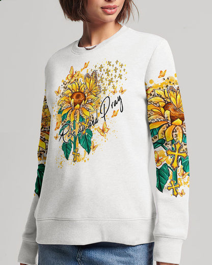 Rise Up And Pray Suflower Women's All Over Print Shirt - Ty1410231, easychoo.com