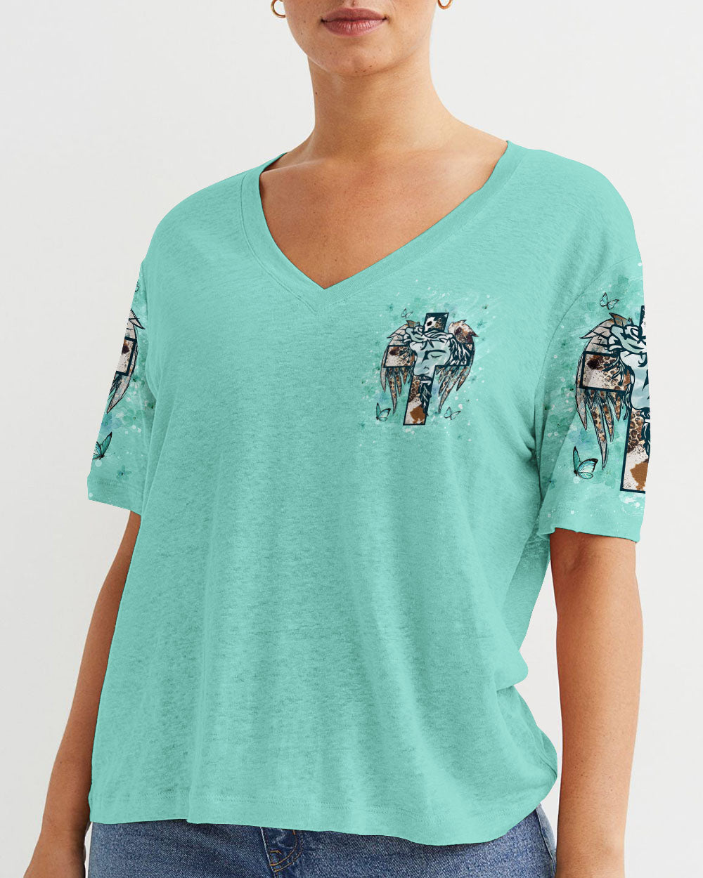 Lord Stood With Me Women's All Over Print Shirt - Yhhg3008233, easychoo.com