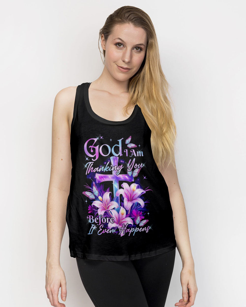Thanking God Women's All Over Print Shirt - Tytd1210233, easychoo.com