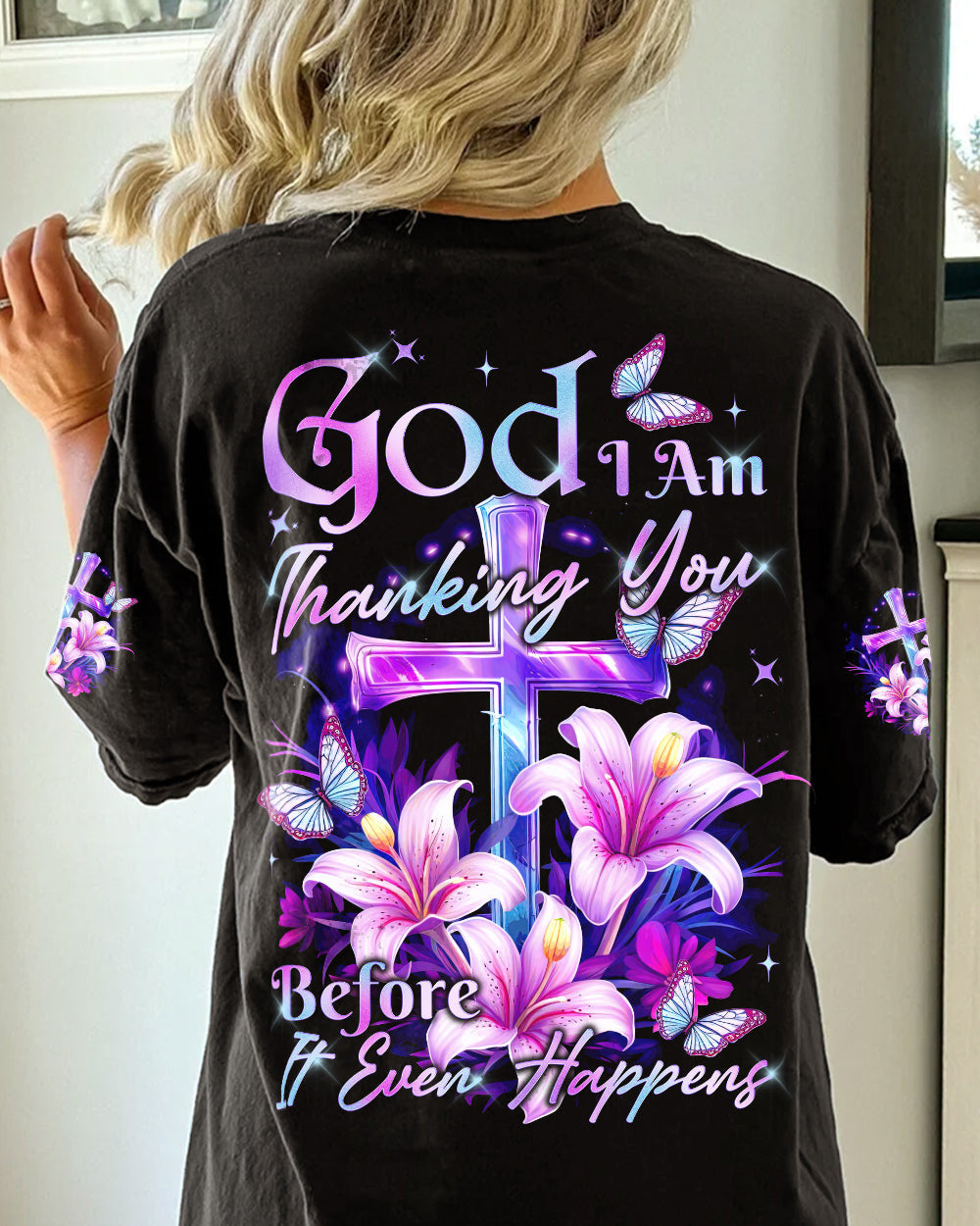 Thanking God Women's All Over Print Shirt - Tytd1210233, easychoo.com