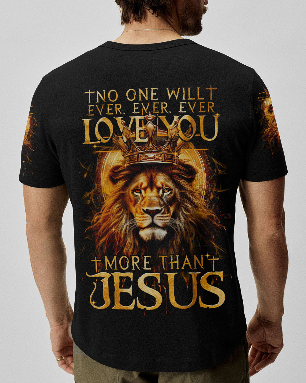 Jesus Is The Best Lion Men's All Over Print Shirt - Ty2806231, easychoo.com
