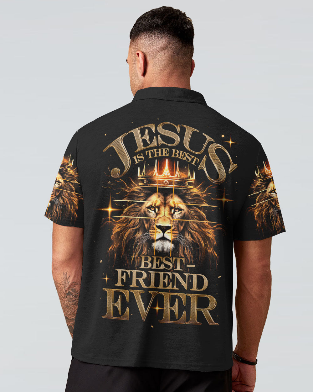 Jesus Is The Best Lion Men's All Over Print Shirt - Ty2806231, easychoo.com