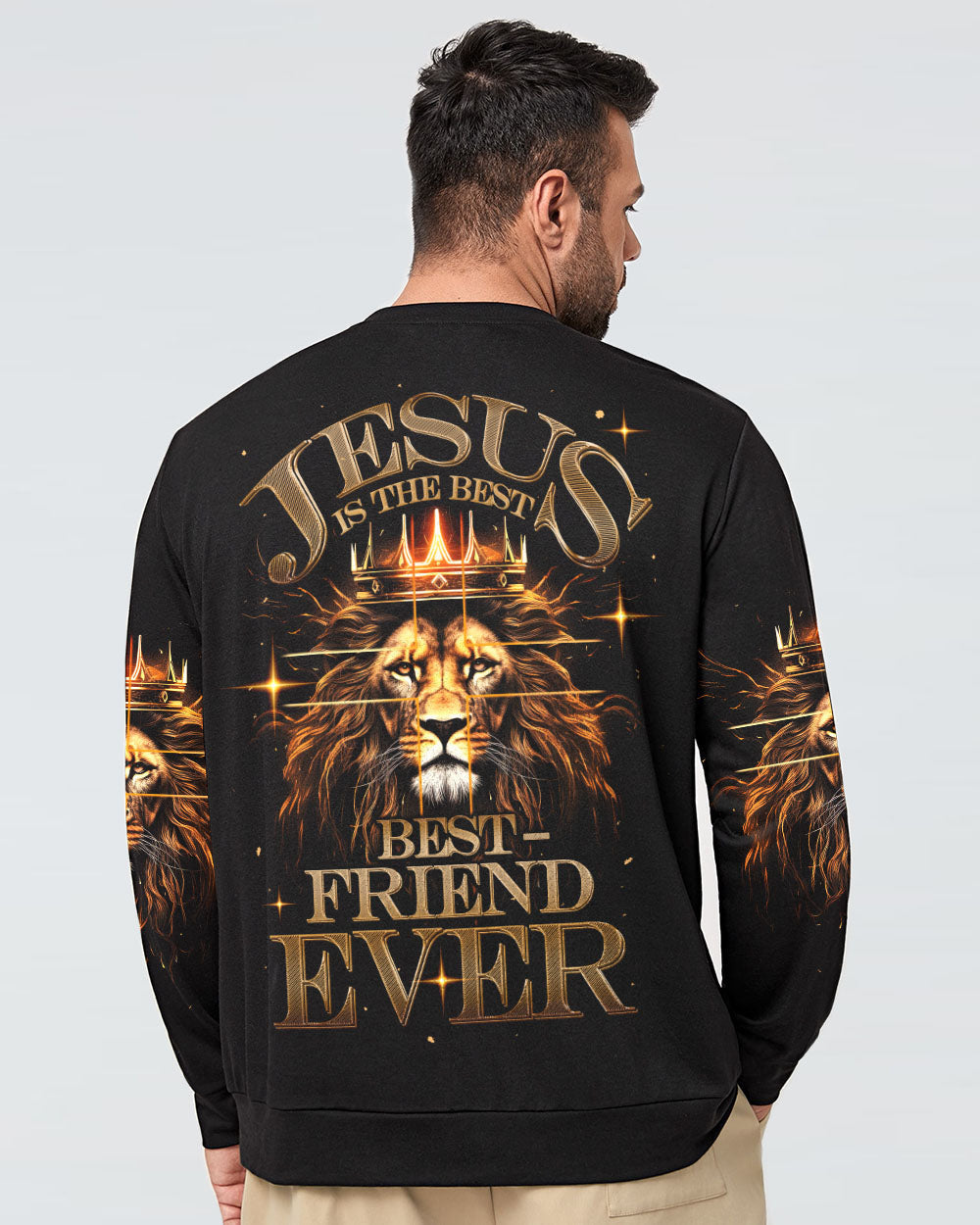 Jesus Is The Best Lion Men's All Over Print Shirt - Ty2806231, easychoo.com