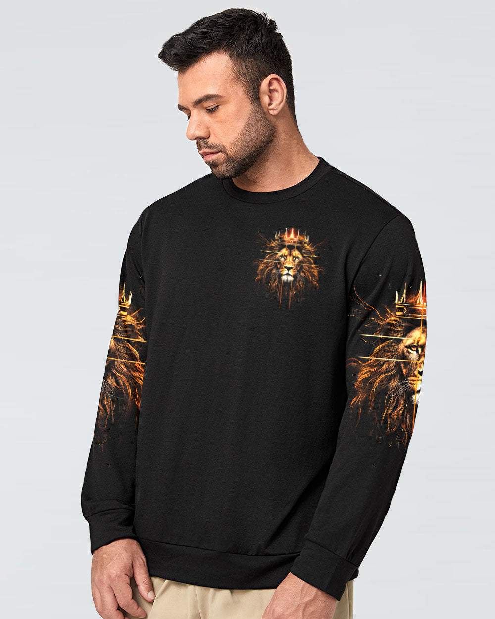 Jesus Is The Best Lion Men's All Over Print Shirt - Ty2806231, easychoo.com
