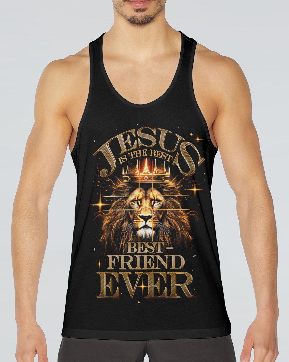 Jesus Is The Best Lion Men's All Over Print Shirt - Ty2806231, easychoo.com