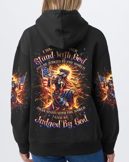 I Would Rather Stand With God Women's All Over Print Shirt - Yhhg1705243, easychoo.com