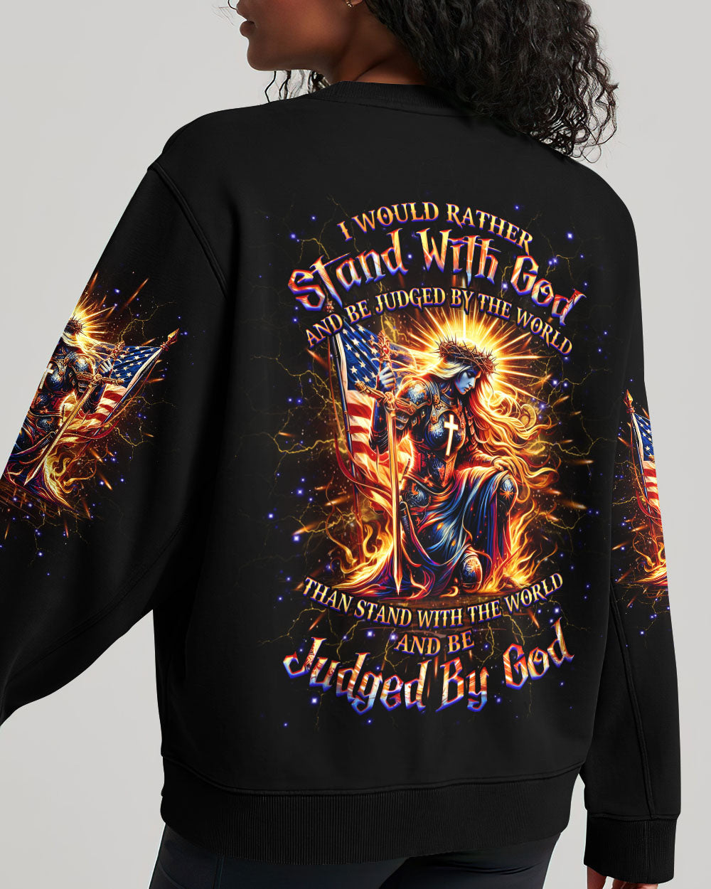 I Would Rather Stand With God Women's All Over Print Shirt - Yhhg1705243, easychoo.com