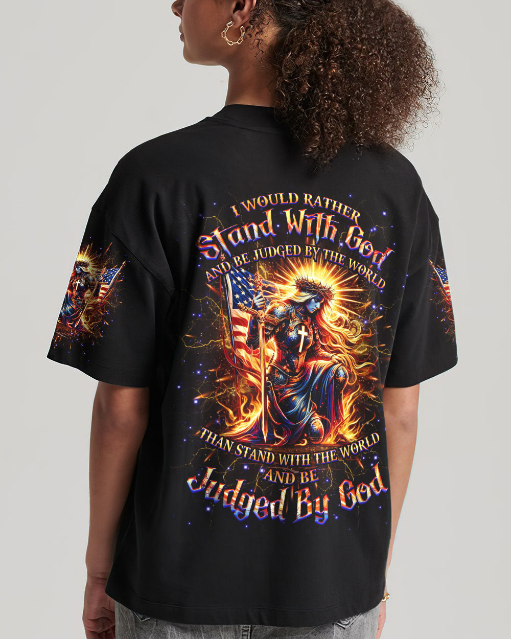 I Would Rather Stand With God Women's All Over Print Shirt - Yhhg1705243, easychoo.com