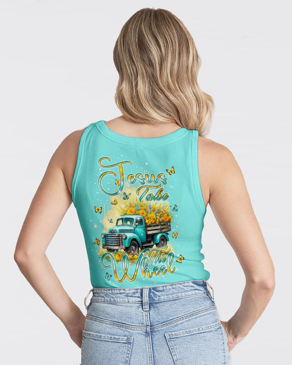 Jesus Take The Wheel Women's All Over Print Shirt - Tlpq0405242, easychoo.com