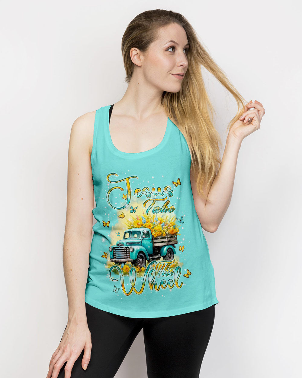 Jesus Take The Wheel Women's All Over Print Shirt - Tlpq0405242, easychoo.com