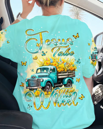 Jesus Take The Wheel Women's All Over Print Shirt - Tlpq0405242, easychoo.com