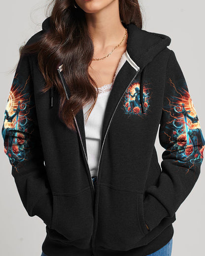 The Jesus Inside Me Is Stronger Women's All Over Print Shirt - Yhkd2105241, easychoo.com