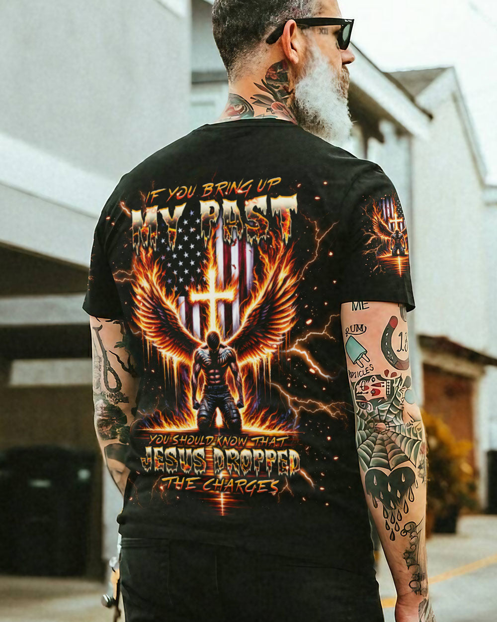 Jesus Dropped The Charges Warrior Men's All Over Print Shirt - Tlnt2705241, easychoo.com