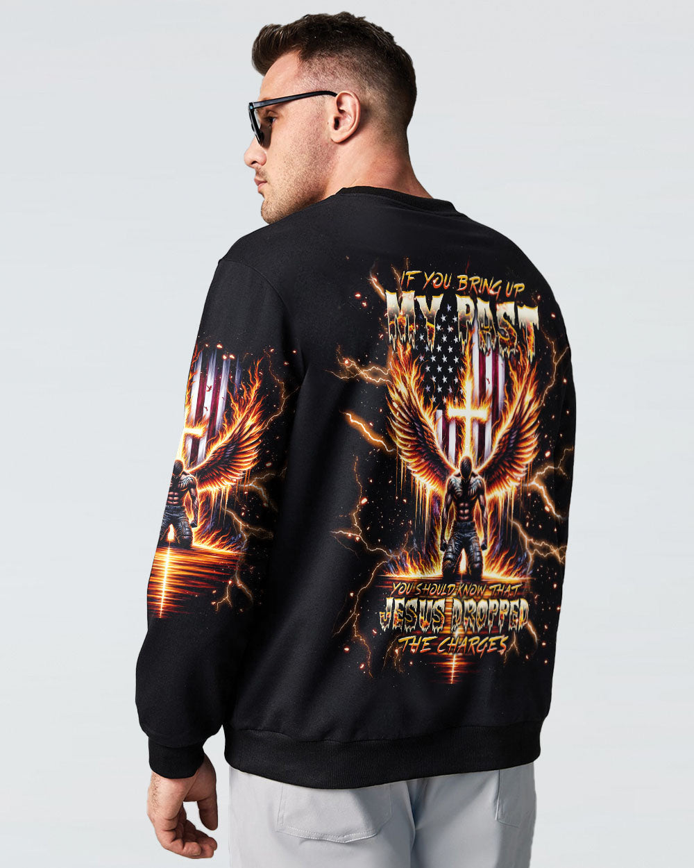 Jesus Dropped The Charges Warrior Men's All Over Print Shirt - Tlnt2705241, easychoo.com