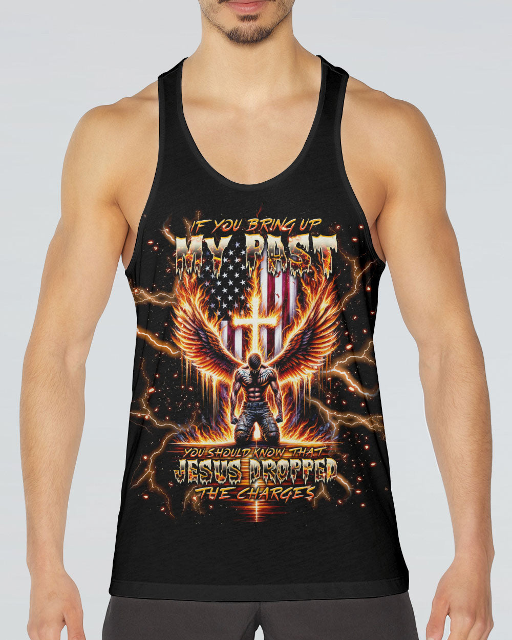 Jesus Dropped The Charges Warrior Men's All Over Print Shirt - Tlnt2705241, easychoo.com