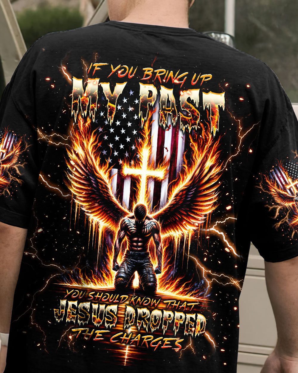 Jesus Dropped The Charges Warrior Men's All Over Print Shirt - Tlnt2705241, easychoo.com
