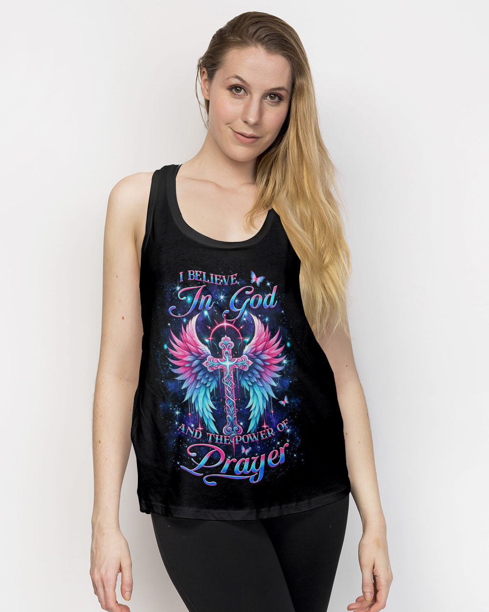 I Believe In God Women's All Over Print Shirt - Yhkd1305244, easychoo.com