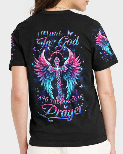 I Believe In God Women's All Over Print Shirt - Yhkd1305244, easychoo.com
