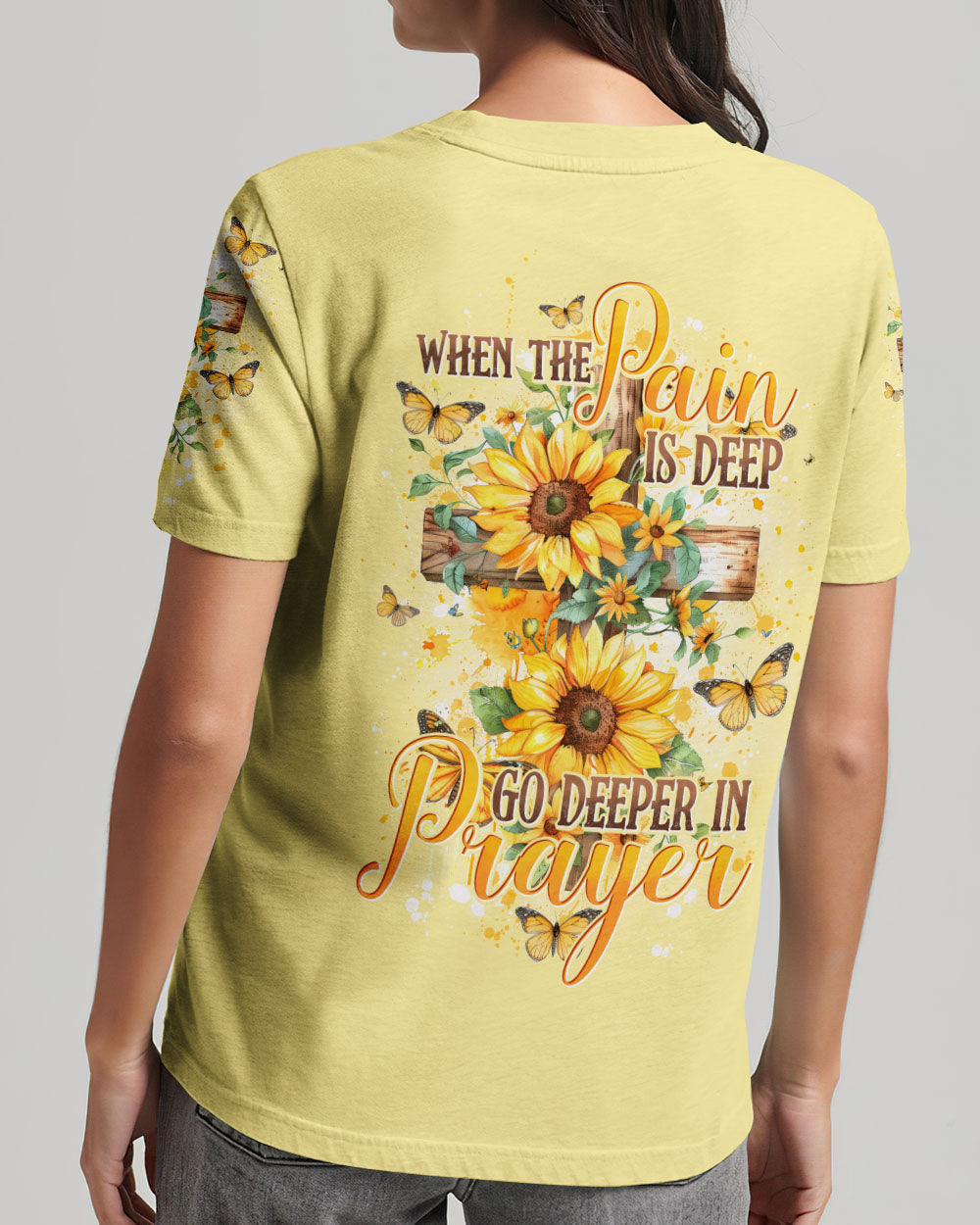 Go Deeper In Prayer Women's All Over Print Shirt - Tytd1504242, easychoo.com