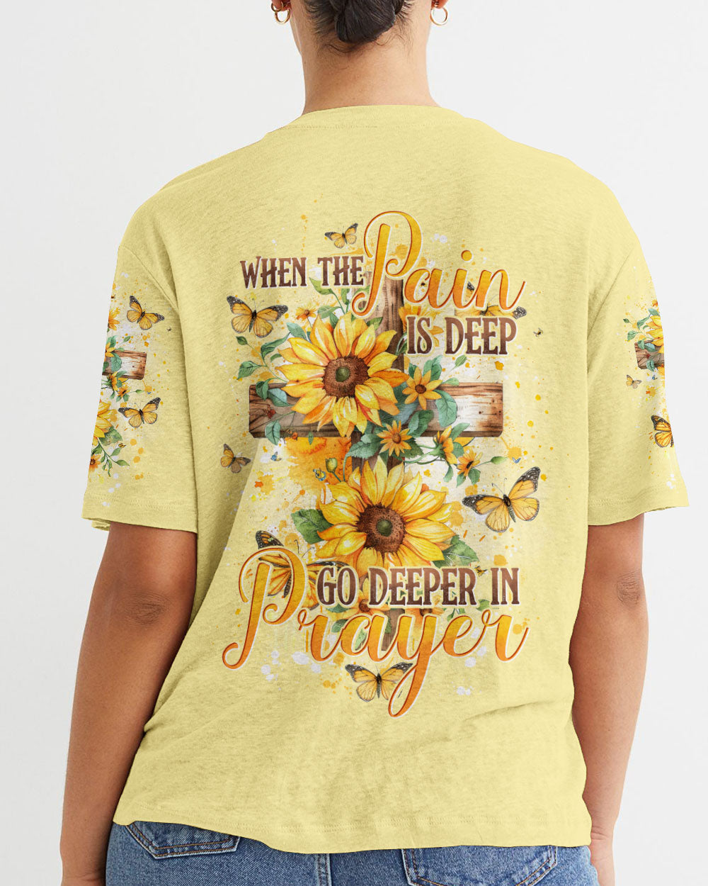 Go Deeper In Prayer Women's All Over Print Shirt - Tytd1504242, easychoo.com