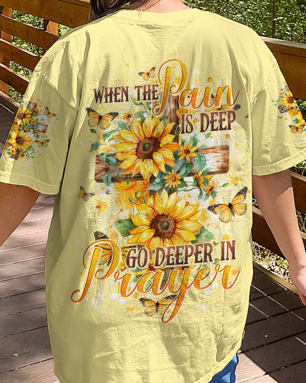 Go Deeper In Prayer Women's All Over Print Shirt - Tytd1504242, easychoo.com