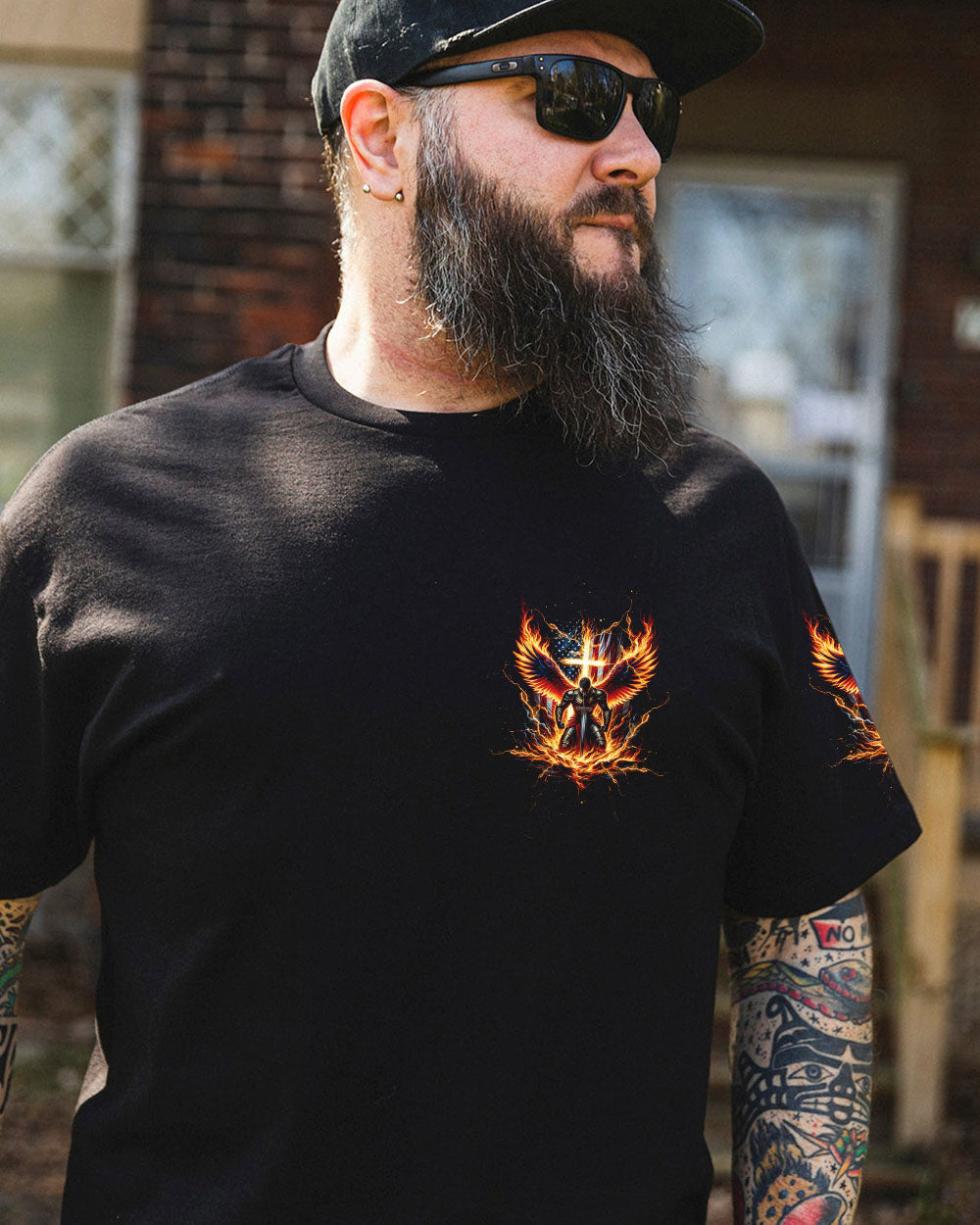 The Devil Saw Me With My Head Down Warrior Men's All Over Print Shirt - Tltw0605246, easychoo.com