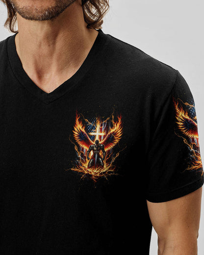 The Devil Saw Me With My Head Down Warrior Men's All Over Print Shirt - Tltw0605246, easychoo.com