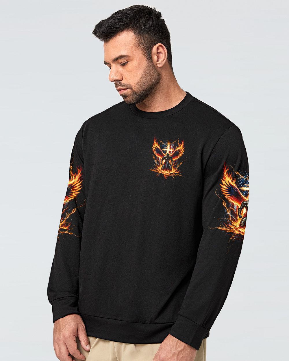 The Devil Saw Me With My Head Down Warrior Men's All Over Print Shirt - Tltw0605246, easychoo.com