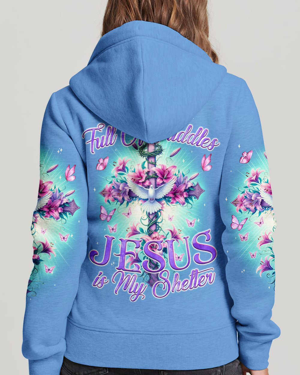 Jesus Is My Shelter Women's All Over Print Shirt - Tyqy2504243, easychoo.com