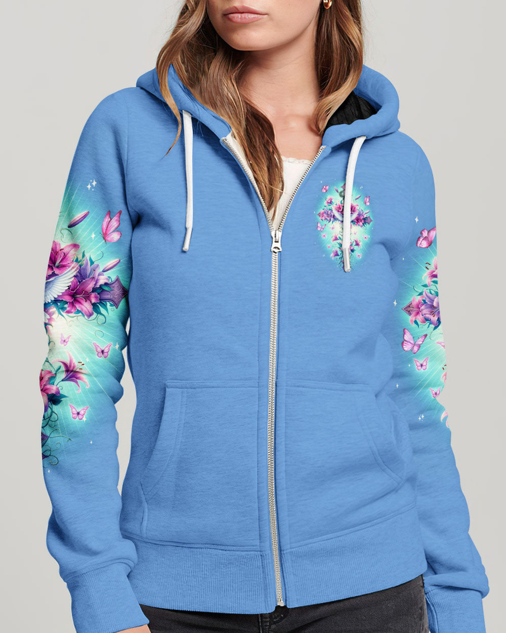 Jesus Is My Shelter Women's All Over Print Shirt - Tyqy2504243, easychoo.com