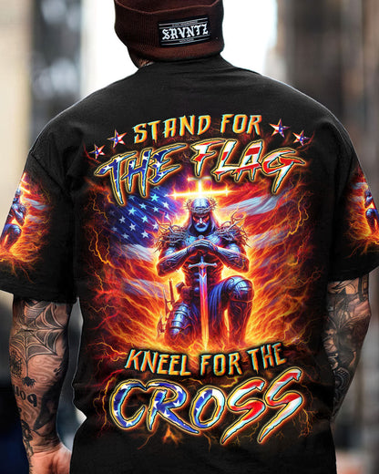Stand For The Flag Kneel For The Cross Men's All Over Print Shirt - Yhln2005244, easychoo.com