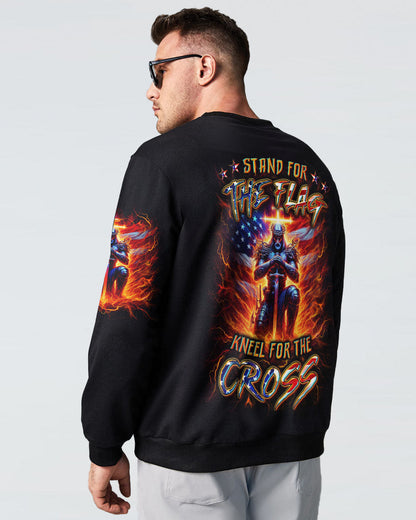 Stand For The Flag Kneel For The Cross Men's All Over Print Shirt - Yhln2005244, easychoo.com