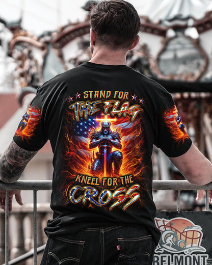 Stand For The Flag Kneel For The Cross Men's All Over Print Shirt - Yhln2005244, easychoo.com