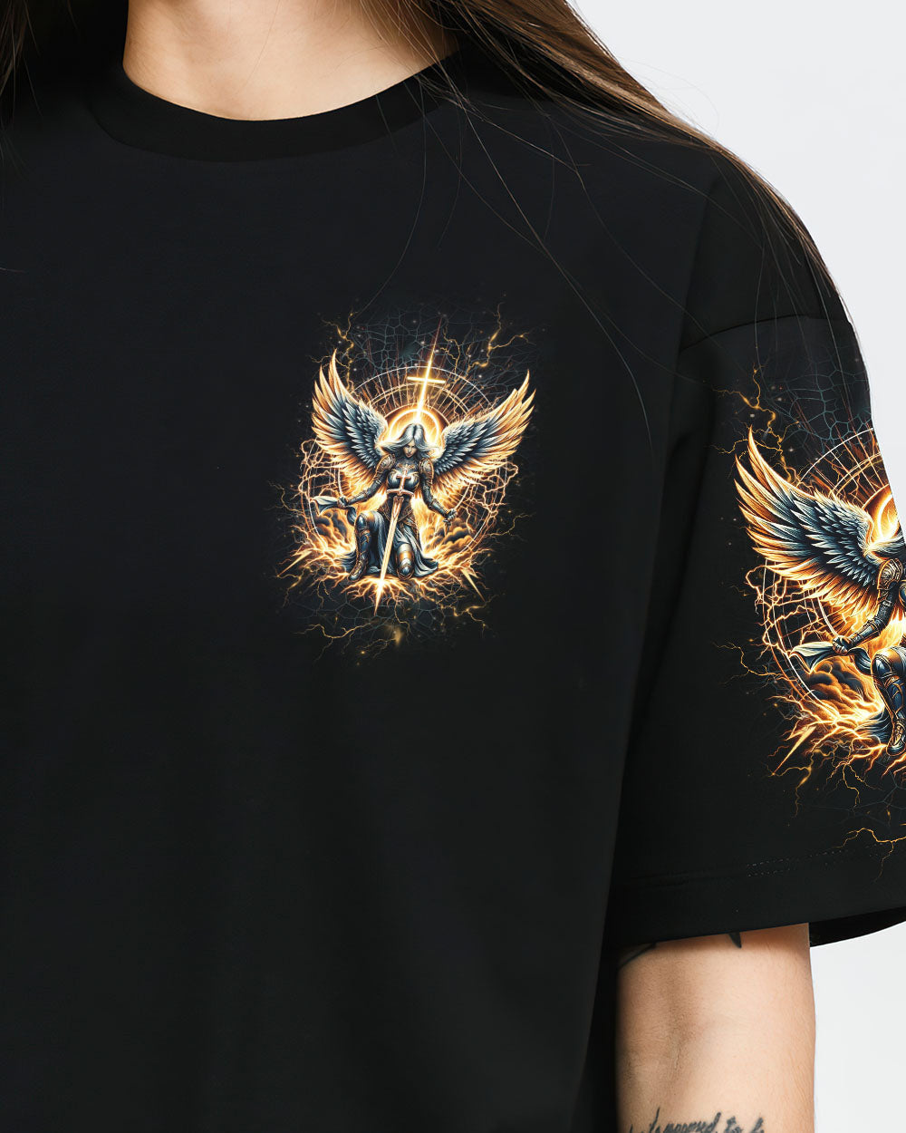 She Who Kneels Before God Women's All Over Print Shirt - Yhdu2802243, easychoo.com