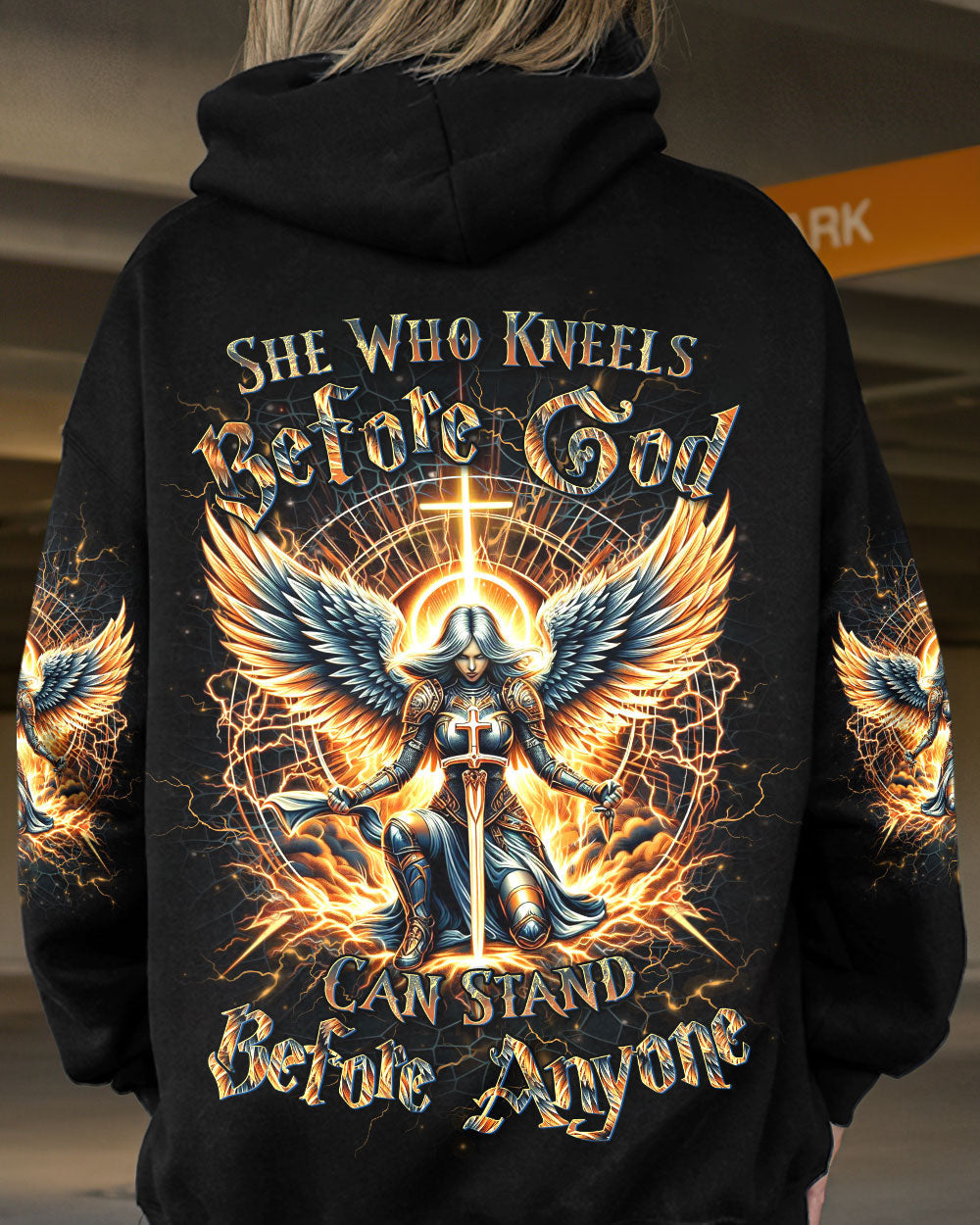 She Who Kneels Before God Women's All Over Print Shirt - Yhdu2802243, easychoo.com