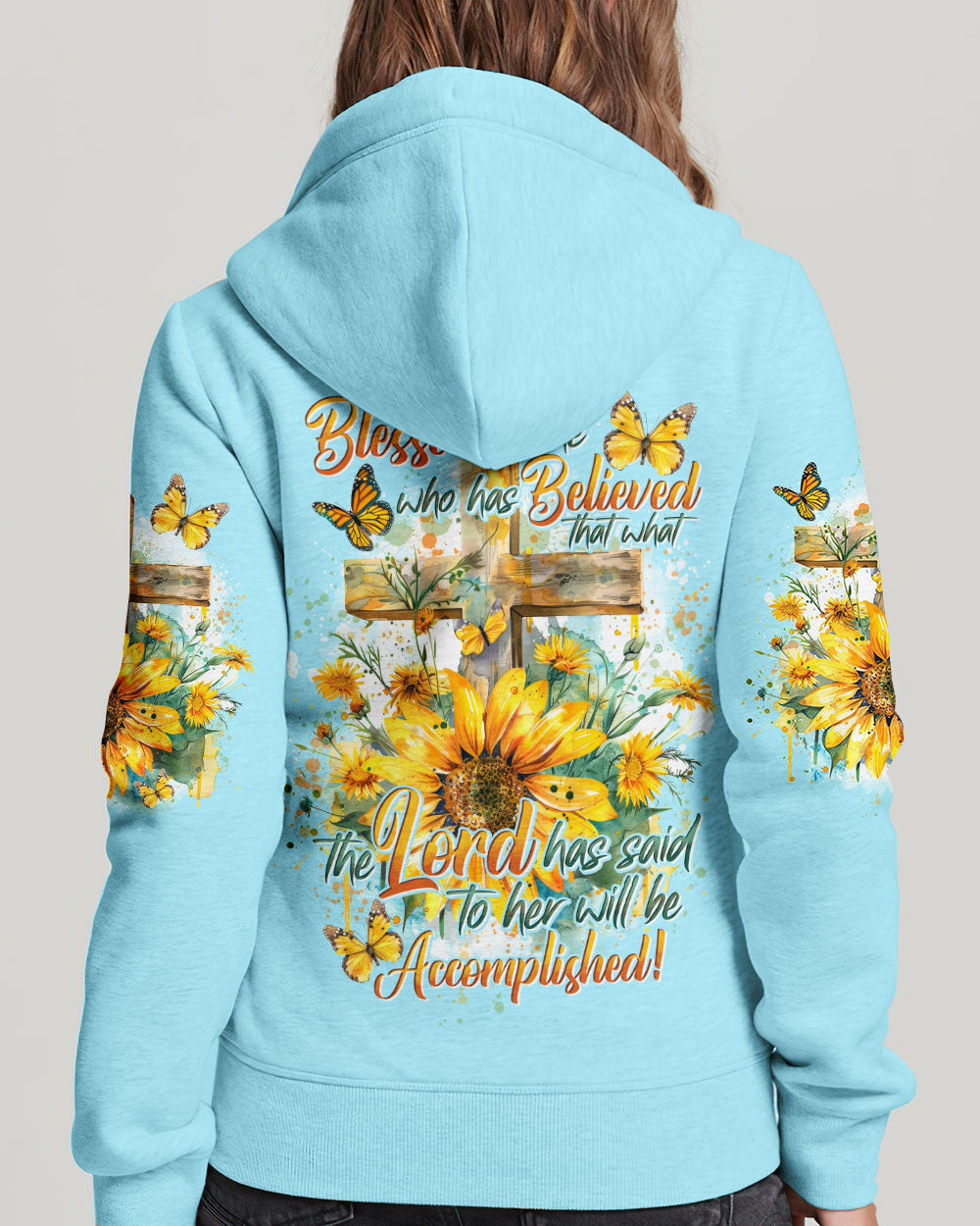 Blessed Is She Who Has Believed Women's All Over Print Shirt - Tytd0804243, easychoo.com